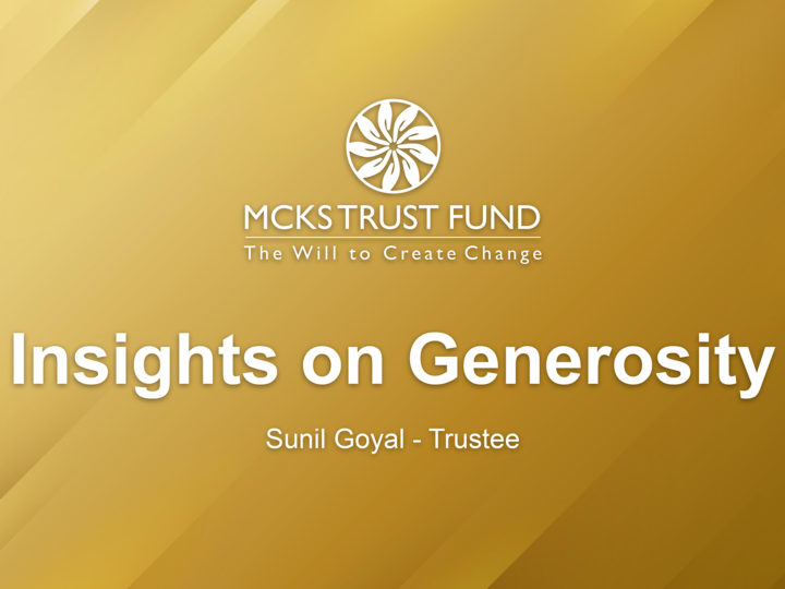 Insights on Generosity